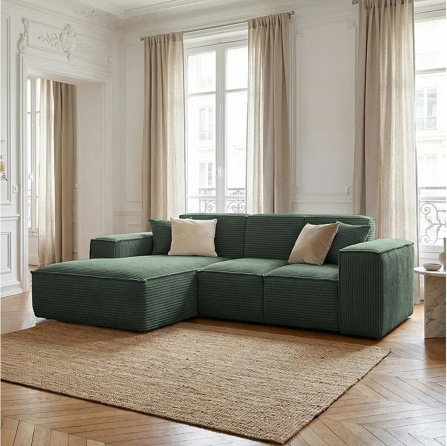 Narożnik rogówka kolor butelkowa zieleń Siena