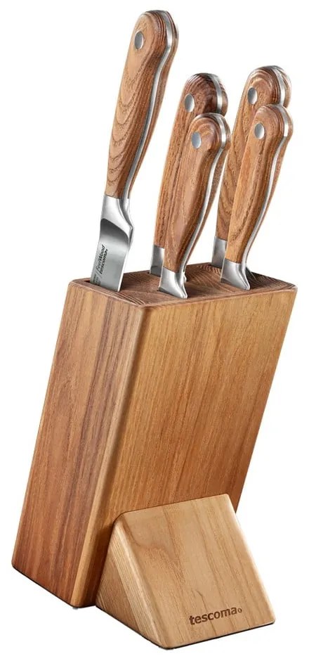Zestaw noży ze stojakiem 5 szt. Feelwood – Tescoma