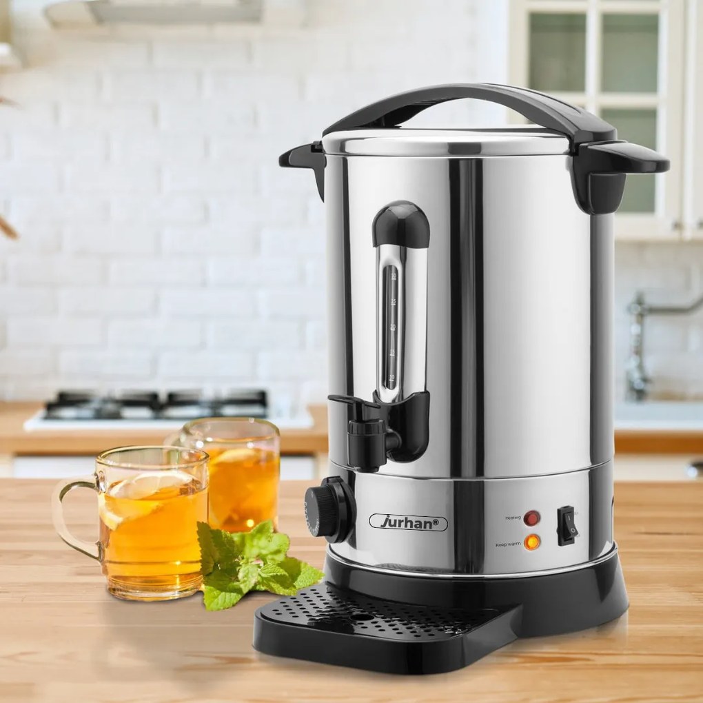 Podgrzewacz do wina/herbaty COZY, 6,8l, srebrna Jurhan