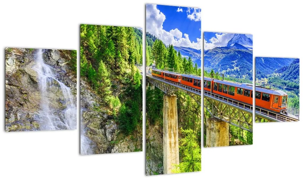Obraz - Matterhorn, Zermatt, Wallis, Szwajcaria (125x70 cm)