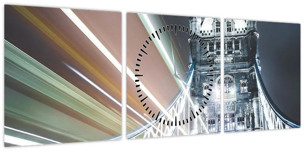 Obraz Tower Bridge (z zegarem) (90x30 cm)