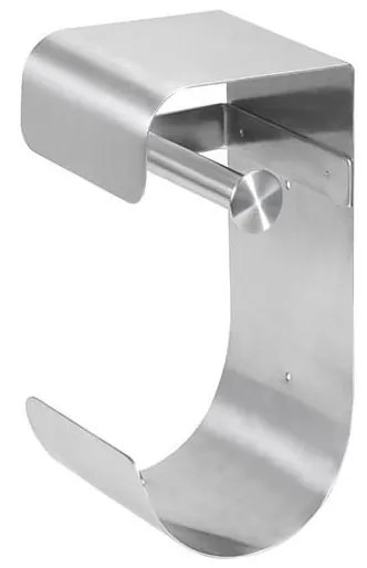 Uchwyt na papier 12,5x26 cm stal nierdzewna/srebrny