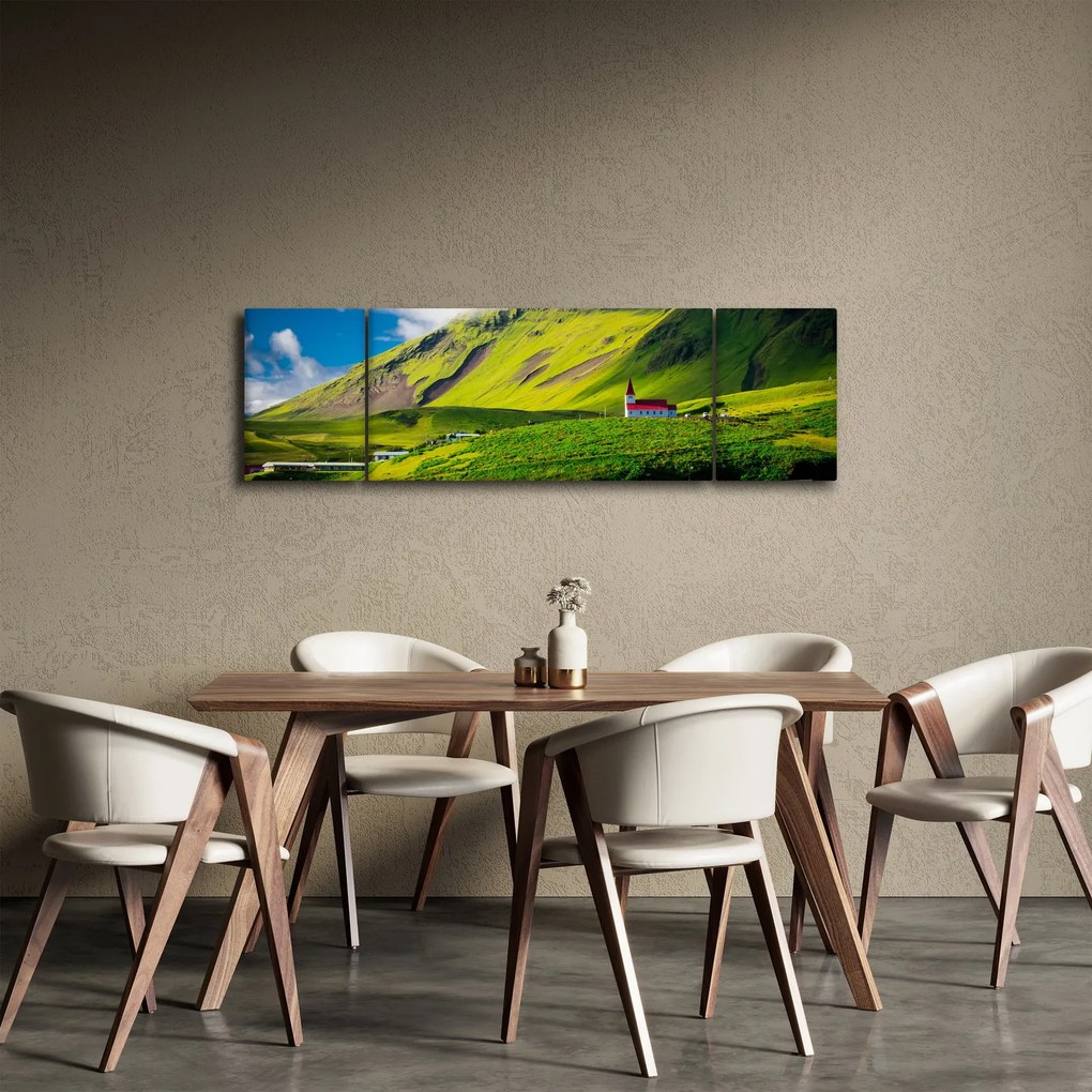 Obraz górskiego krajobrazu (170x50 cm)