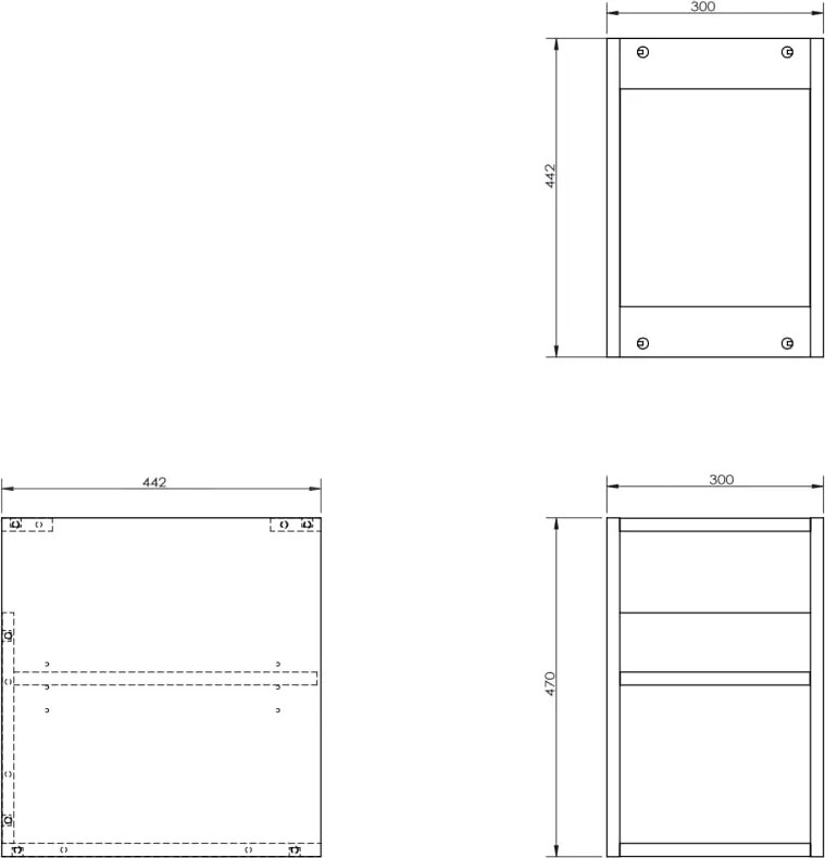 Mexen Rivel szafka łazienkowa 100 cm z umywalką Vela prawą, 1S, 1D, ryflowana, biała mat - 91A23-10047-3-BBFF01-W23P01