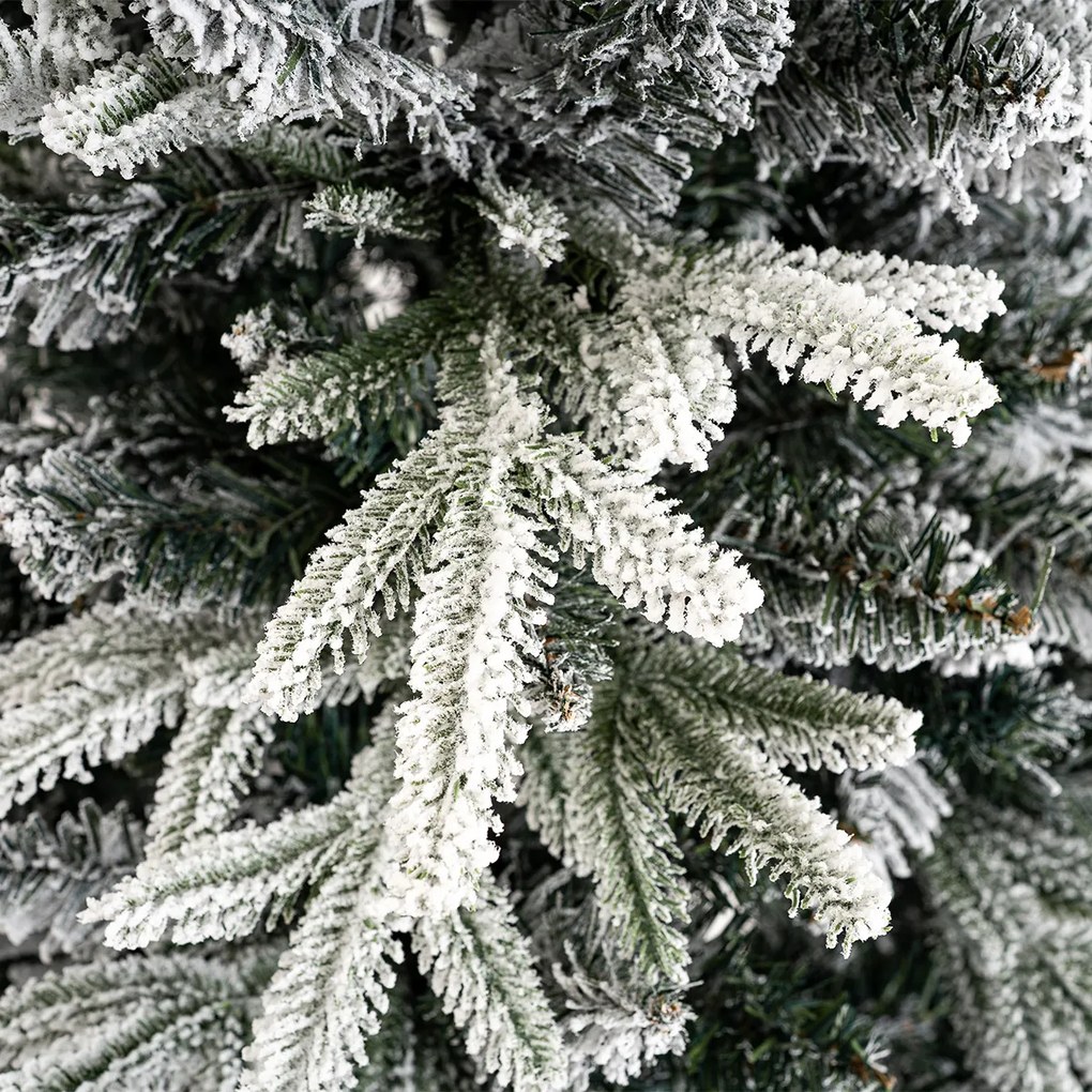 Choinka bożonarodzeniowa zaśnieżona ze stojakiem Cardiff, 120 cm, 120 cm