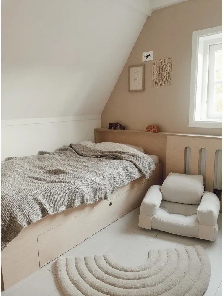 Dziecięcy fotel rozkładany Karup Design Mini Hippo Dark Grey