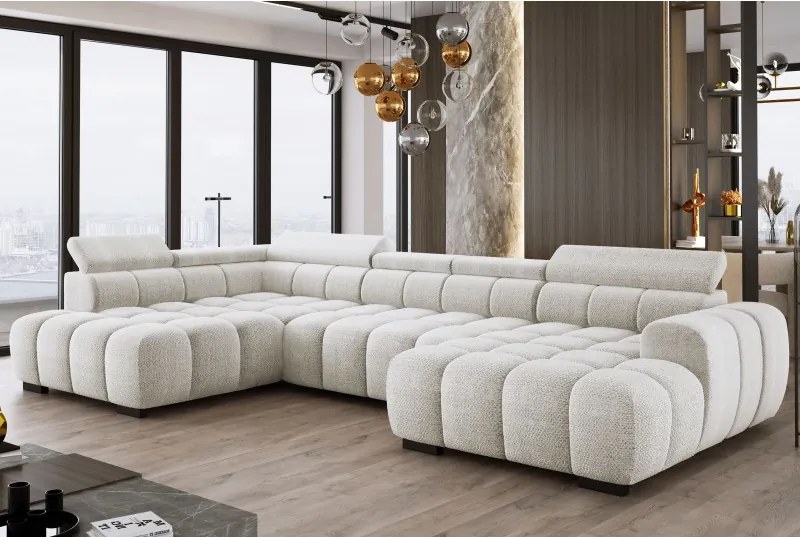 Narożnik BULL XL Lewostronny z elektryczną funkcją regulacji tkanina Eden 01 WERSAL