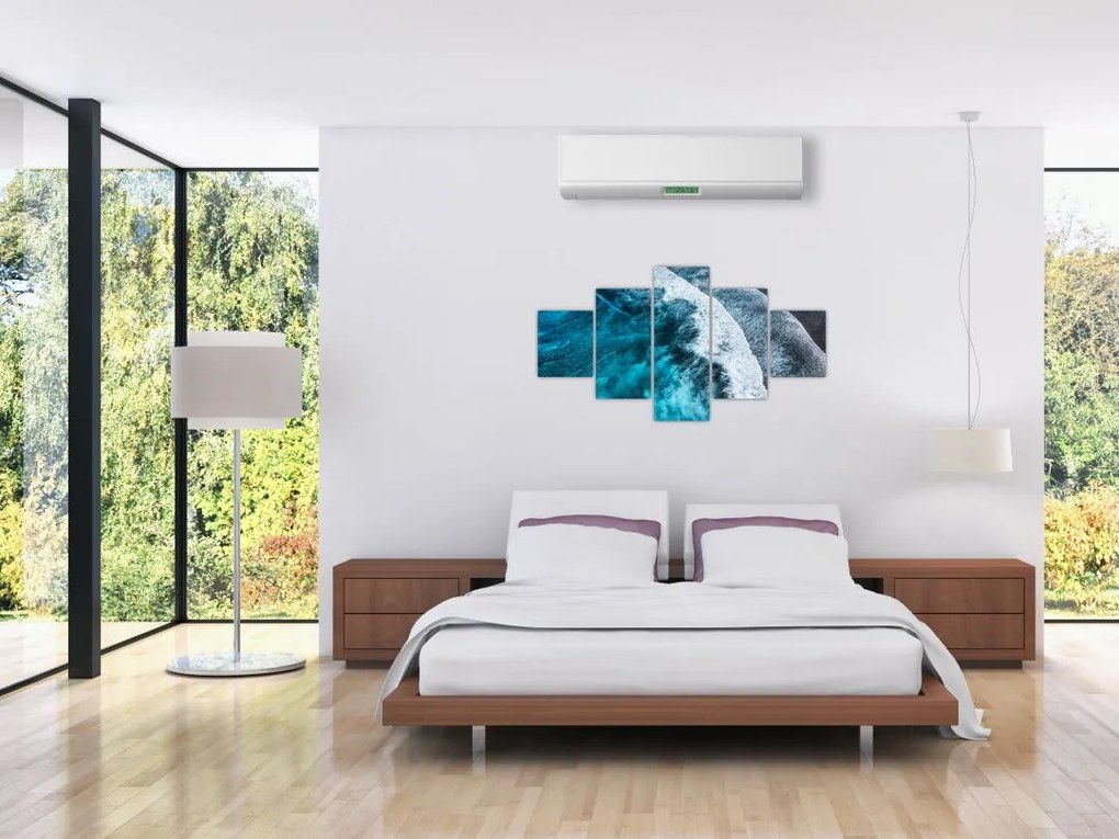 Obraz - Fale na morzu (125x70 cm)