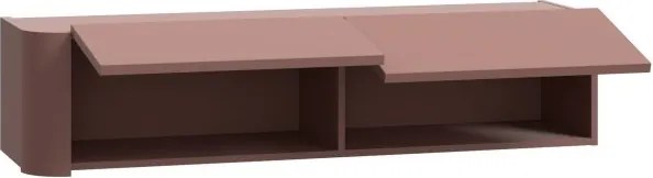 Dwudrzwiowa szafka ścienna Breathtaker 130 cm, kolor terakota