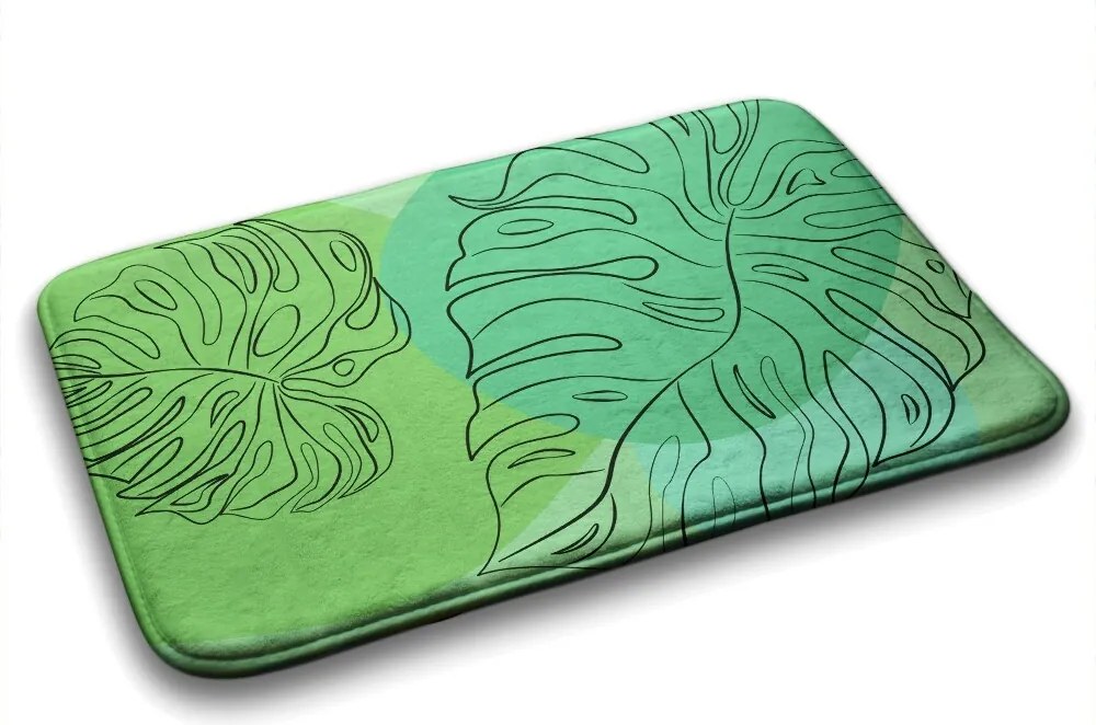 Dywanik łazienkowy Dywanik łazienkowy Monstera Liście