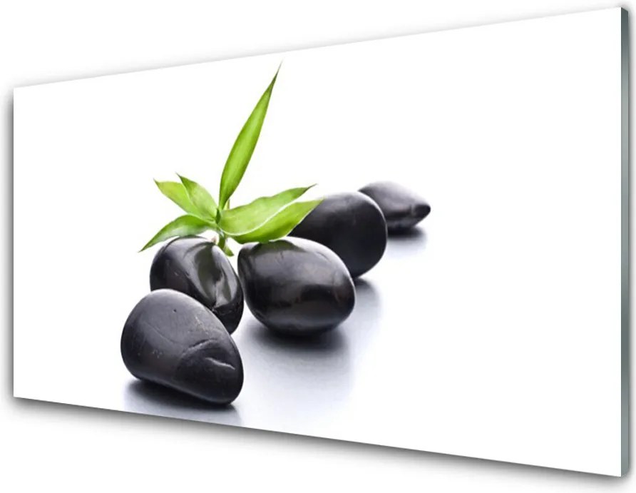 Szkło do Kuchni na Ścianę Artystyczny Układ Kamieni