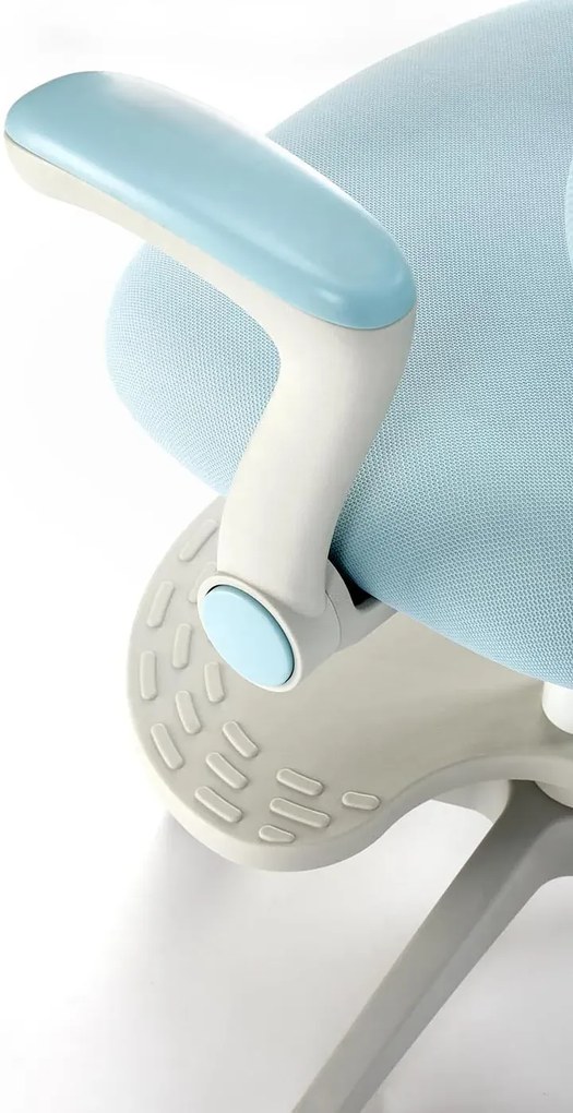 Dziecięcy niebieski obrotowy do biurka fotel C6-W85