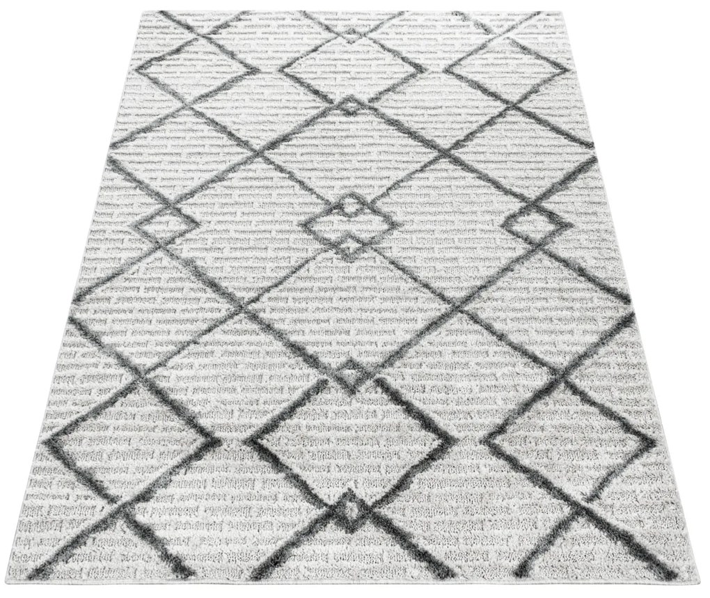 Dywan nowoczesny 3D La Casa ornament kremowy 140 cm x 200 cm