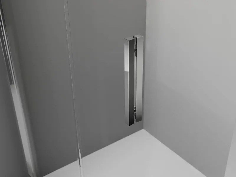 Mexen Exo drzwi prysznicowe składane 80 cm, transparent, chrom - 816-080-000-01-00