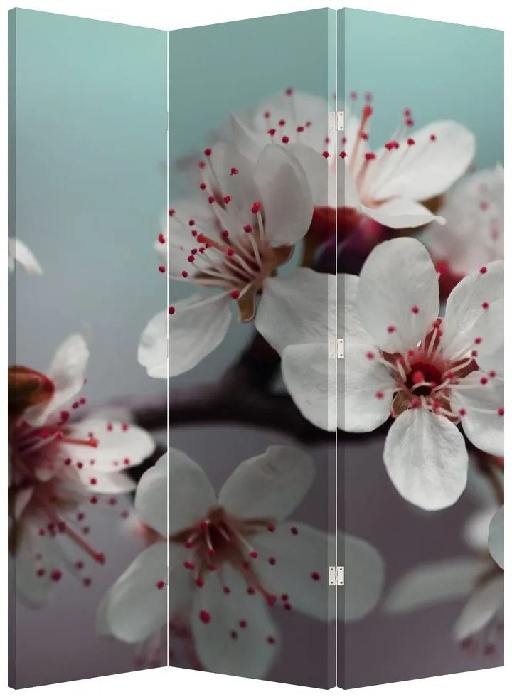 Parawan - Kwiat - czerwony (126x170 cm)