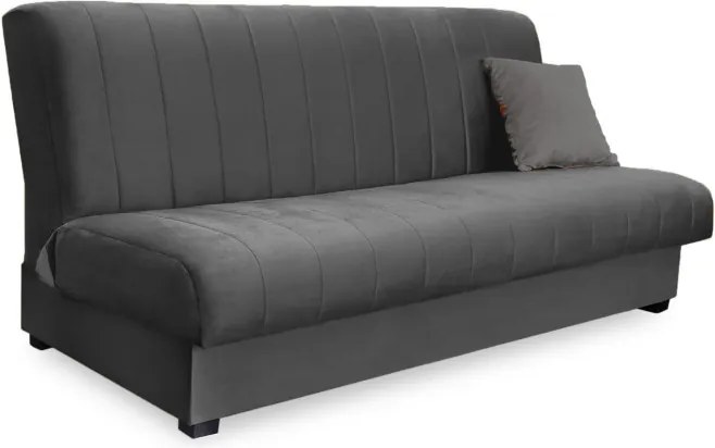 Sofa z Funkcją Spania SIGMA Rozkładana Wersalka Dwuosobowa Szara Nowoczesna do Salonu