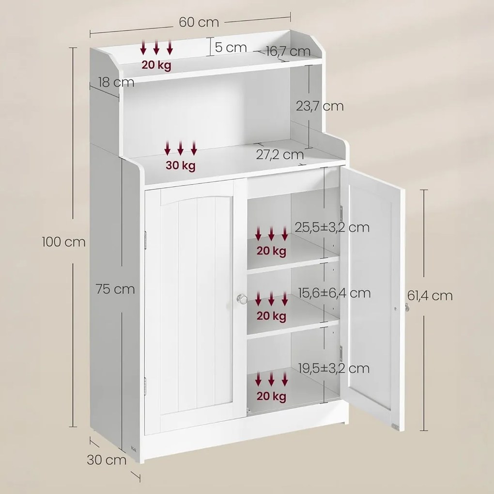 Szafka E1177 WT, 60 cm