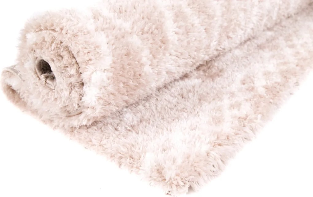 Dywan poliestrowy Dream Romby Beżowy 80 cm x 150 cm