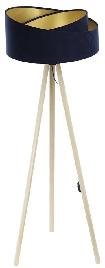 Lampa podłogowa GALAXY 1xE27/60W/230V niebieski/beżowy