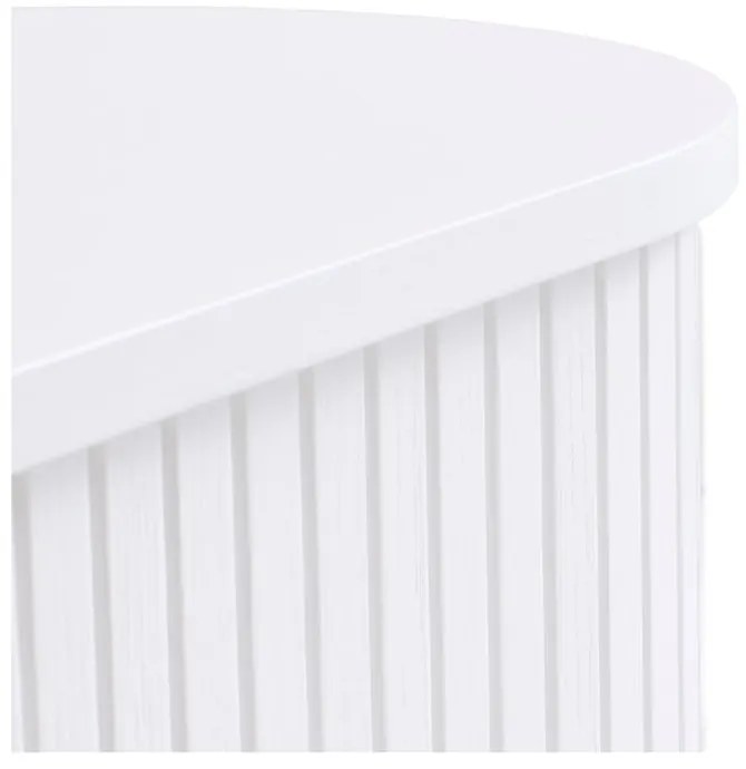 Biała szafka pod TV 180x56x45 cm Nola – Unique Furniture