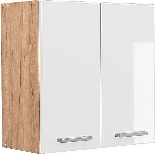 Szafka ścienna biały wysoki połysk 60x31x60 r-line