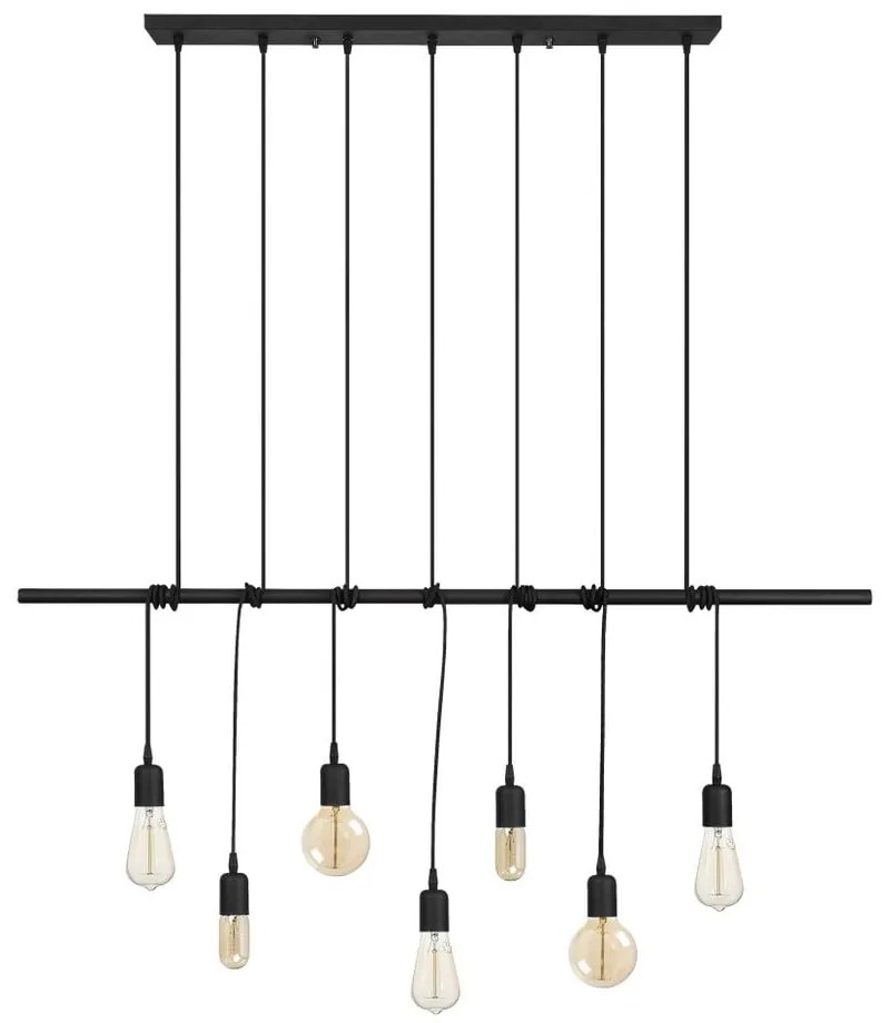 Czarna metalowa lampa wisząca Opviq lights Vincent