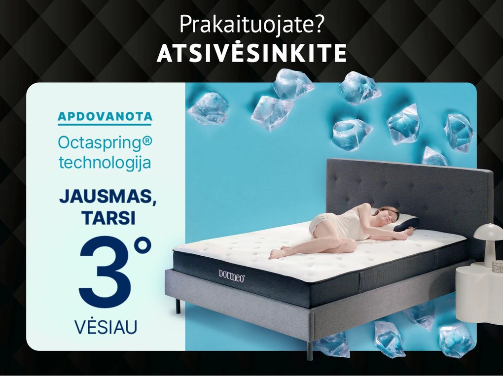 Materac piankowy chłodzący iMemory S+ Silver Deluxe 22cm 90x200 cm
