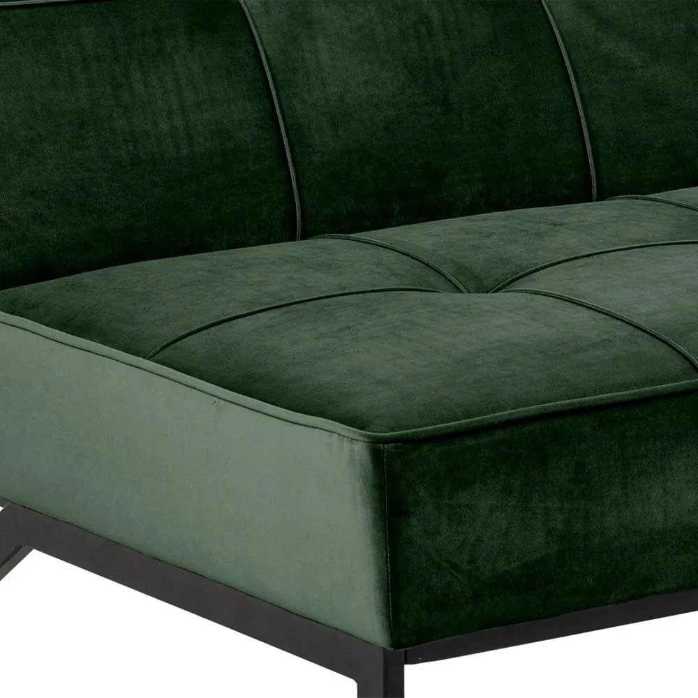 Zielona sofa rozkładana Actona Perugia