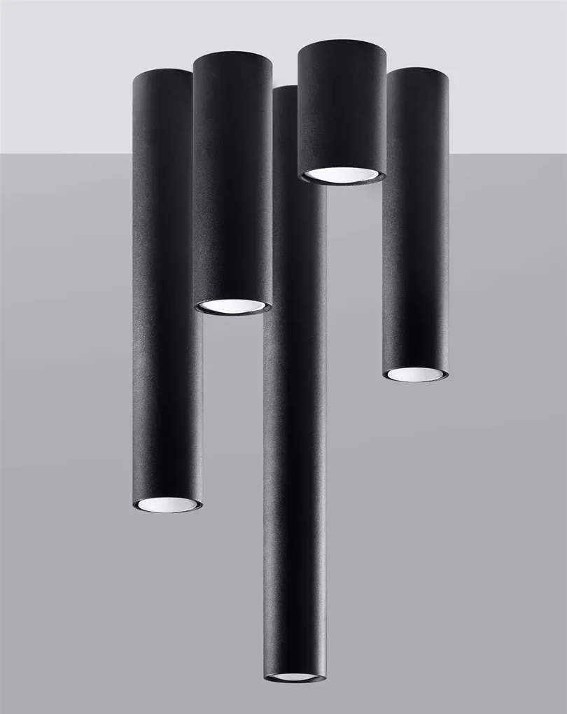 Plafon LAGOS 40 czarny SOLLUX LIGHTING