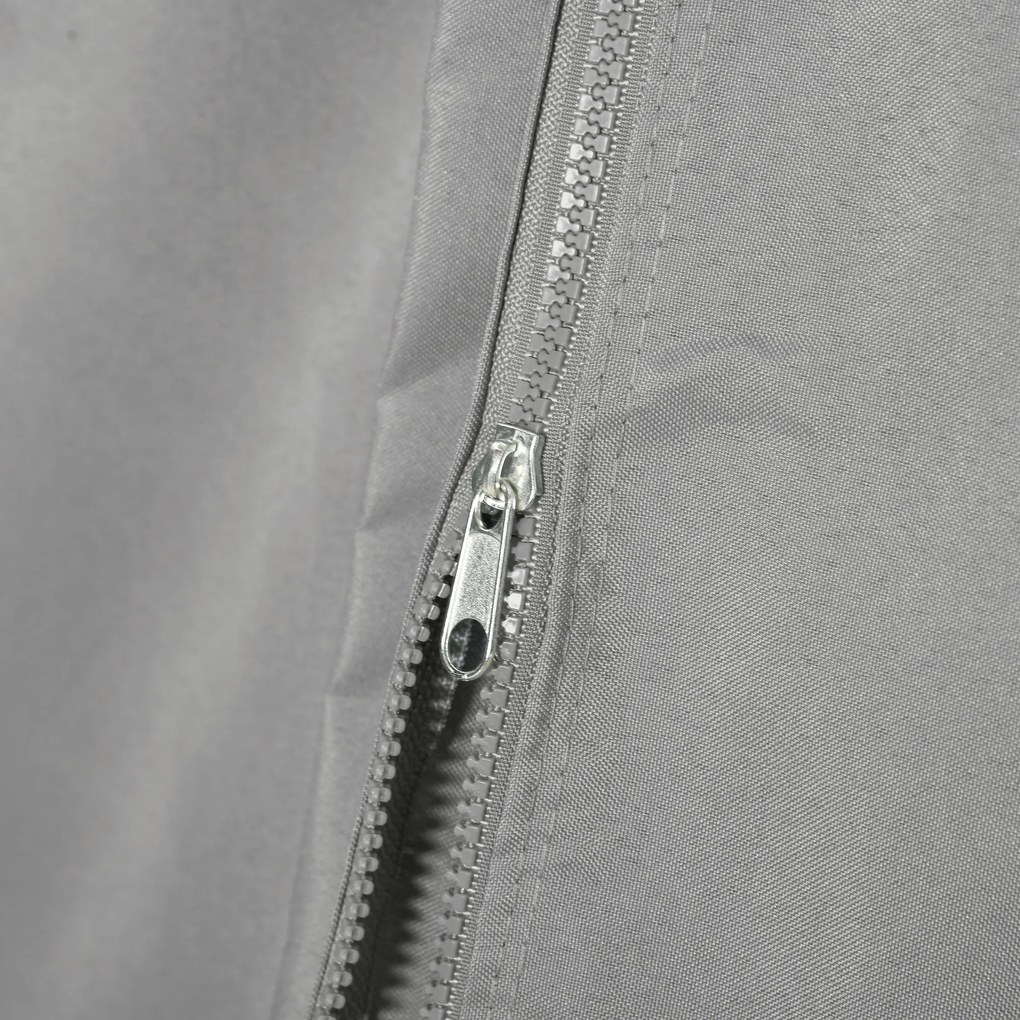 Outsunny Zasłony do pawilonu zestaw 4 sztuk jasnoszare do altany 3x4m 352x205 cm | Aosom PL