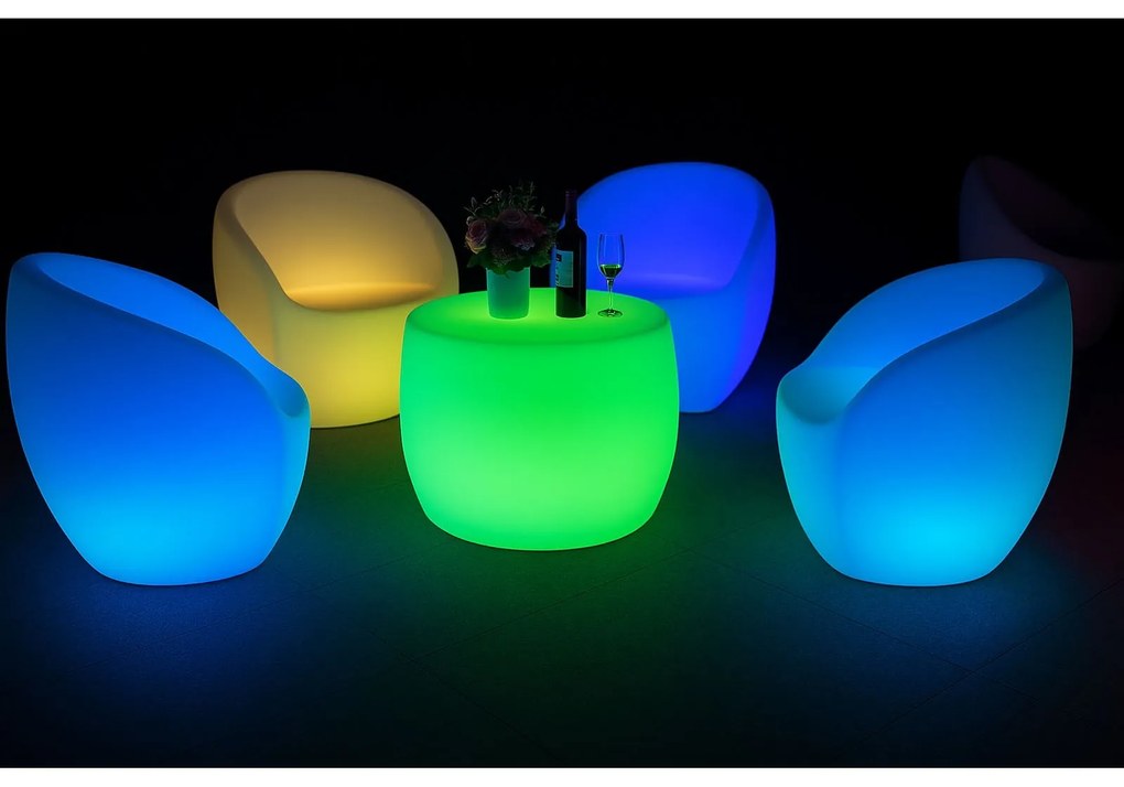 Stół z oświetleniem LED, 116 x 40 cm