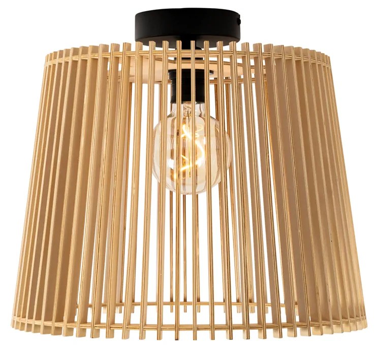 Zewnetrzna Rustykalna lampa sufitowa zewnętrzna drewniana IP44 - Jayla Rustykalny / Vintage Oswietlenie zewnetrzne