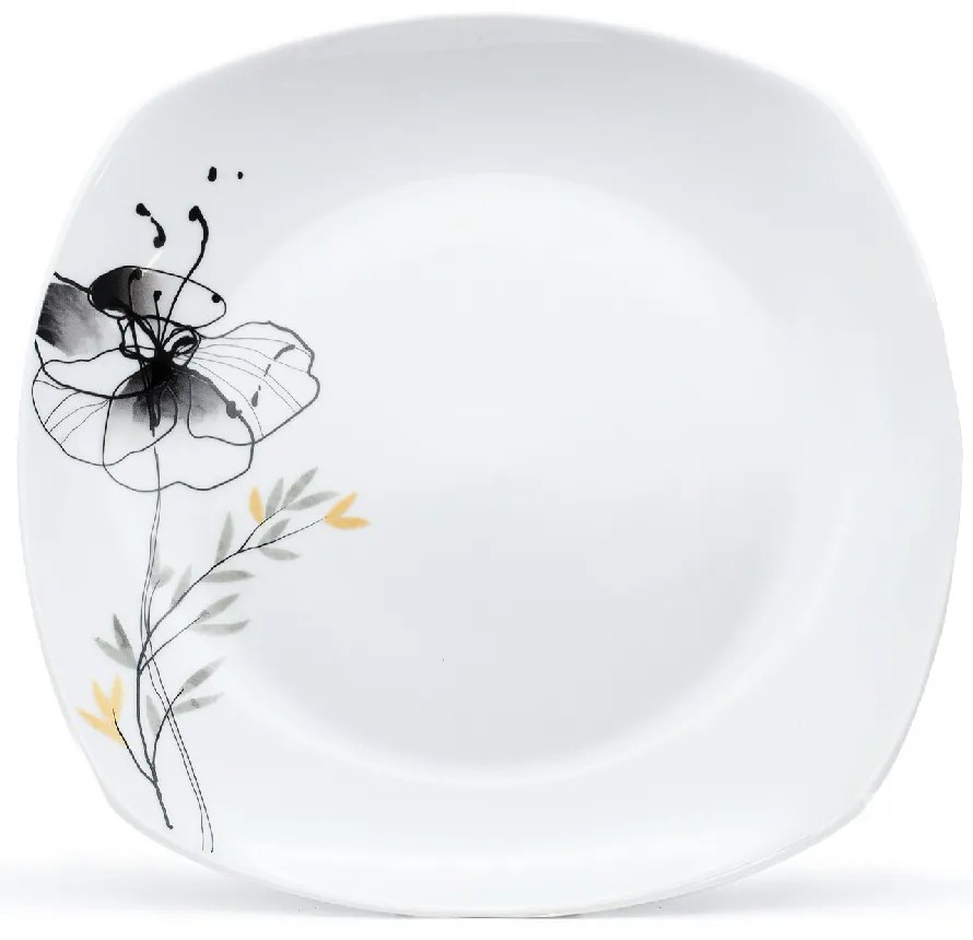 Arôme Home 18-częściowy zestaw jadalny Czarny mak