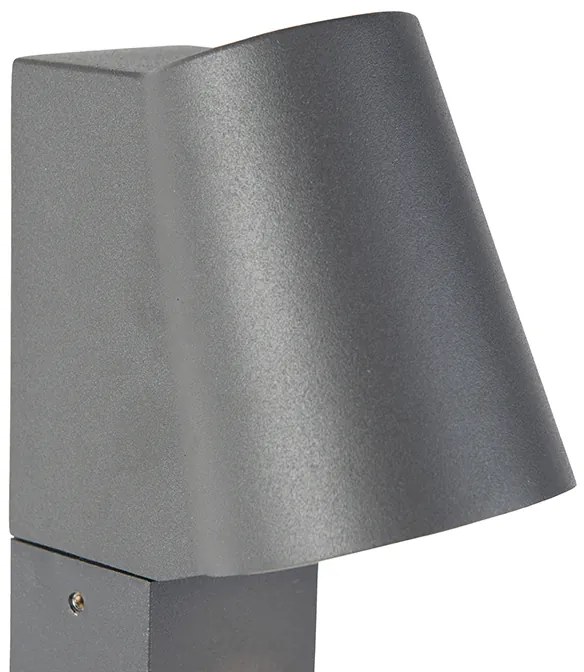 Zewnetrzna Nowoczesna lampa podłogowa zewnętrzna antracytowa z LED - Uma Nowoczesny Oswietlenie zewnetrzne