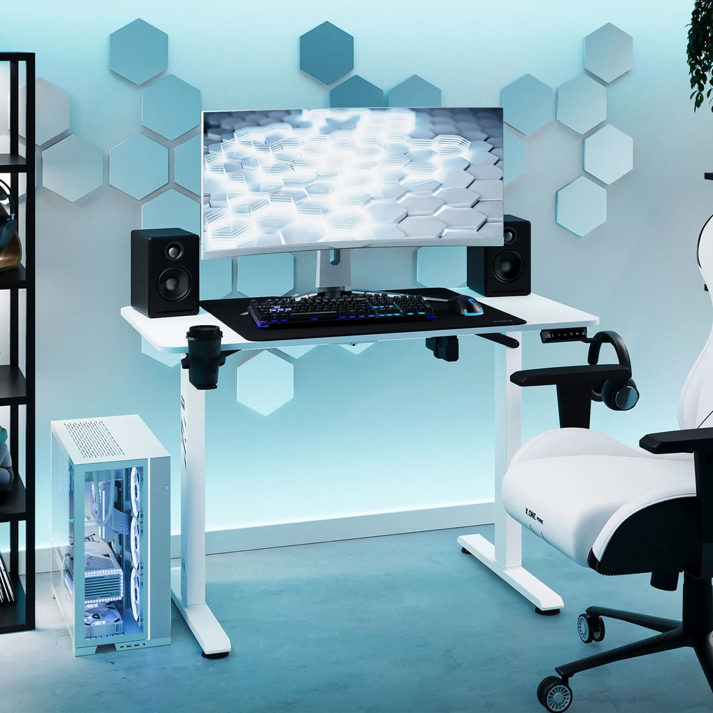 Biurko z regulacją wysokości Diablo X-Tensio 1100 białe