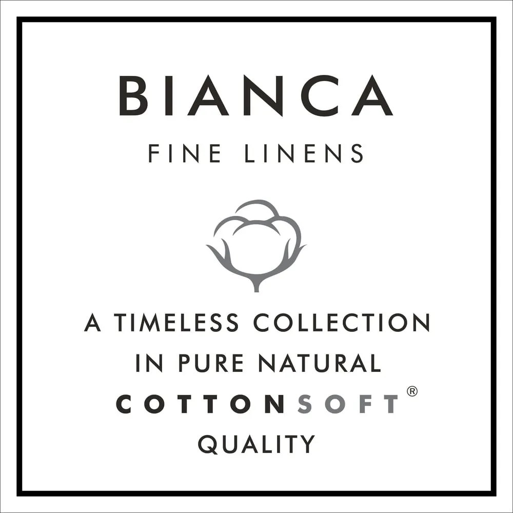 Biała bawełniana pościel dwuosobowa 260x220 cm Embroidery Leaf – Bianca