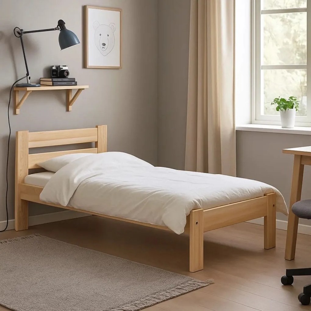 Łóżko drewniane Aron