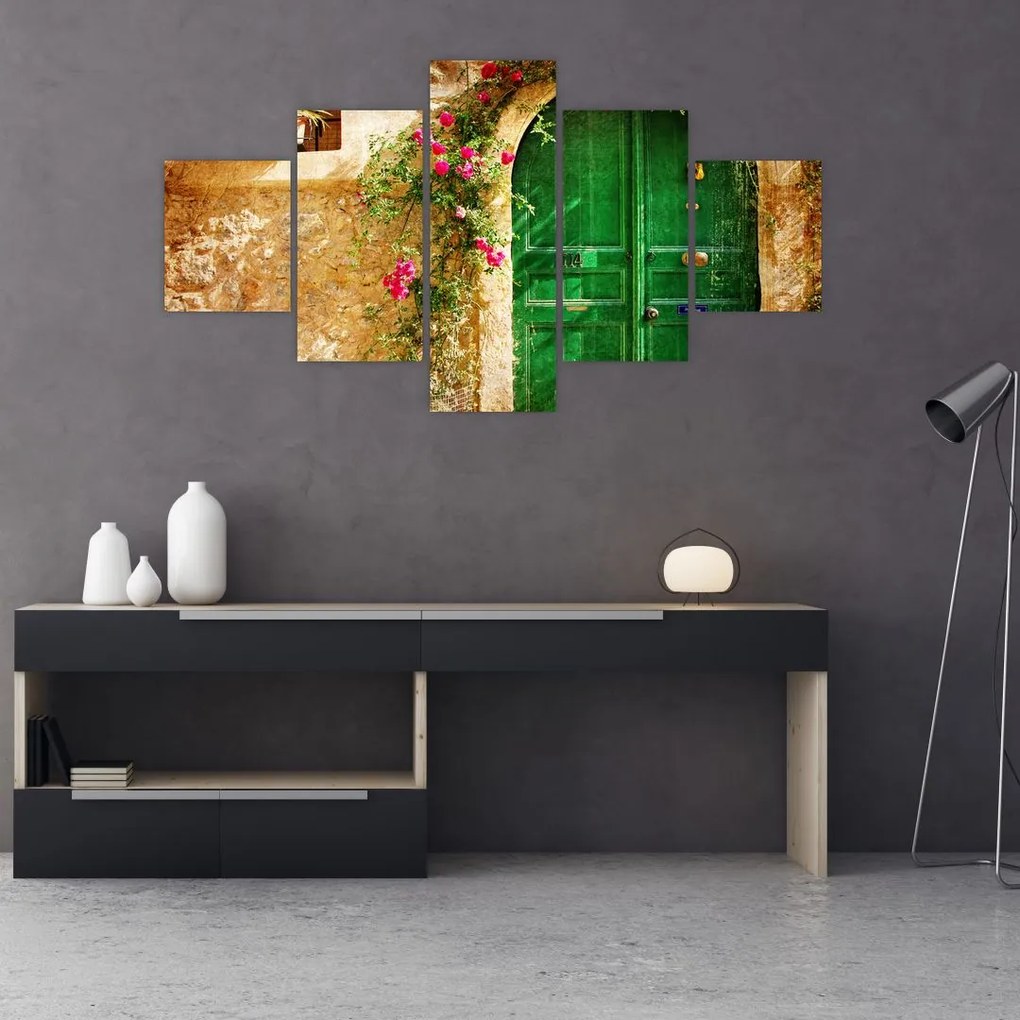 Obraz starych drzwi (125x70 cm)