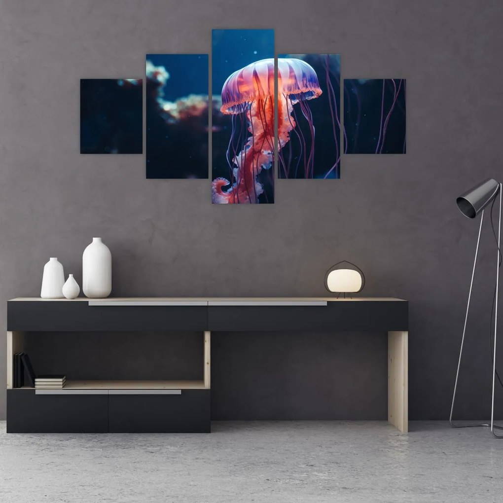 Obraz - Meduza (125x70 cm)