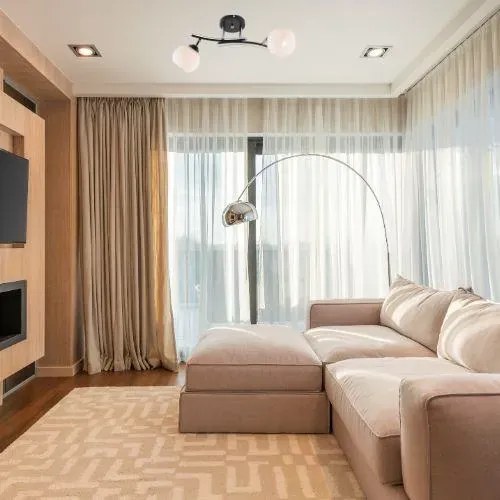 Dwuramienny metalowy żyrandol z czarnymi wykończeniami - V192 L8-Z46