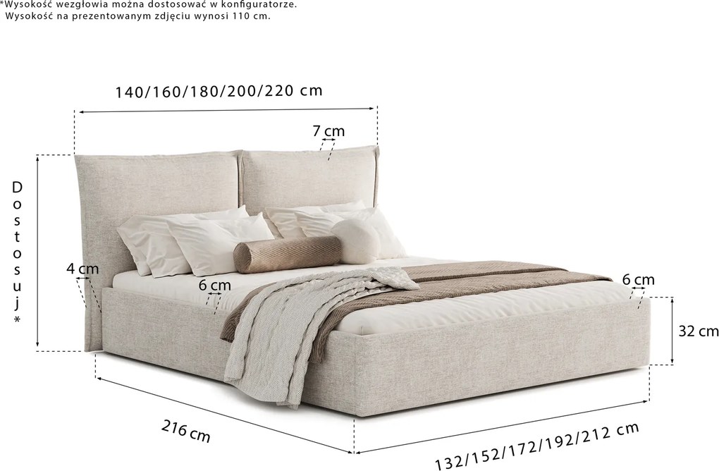 Łóżko Pillow