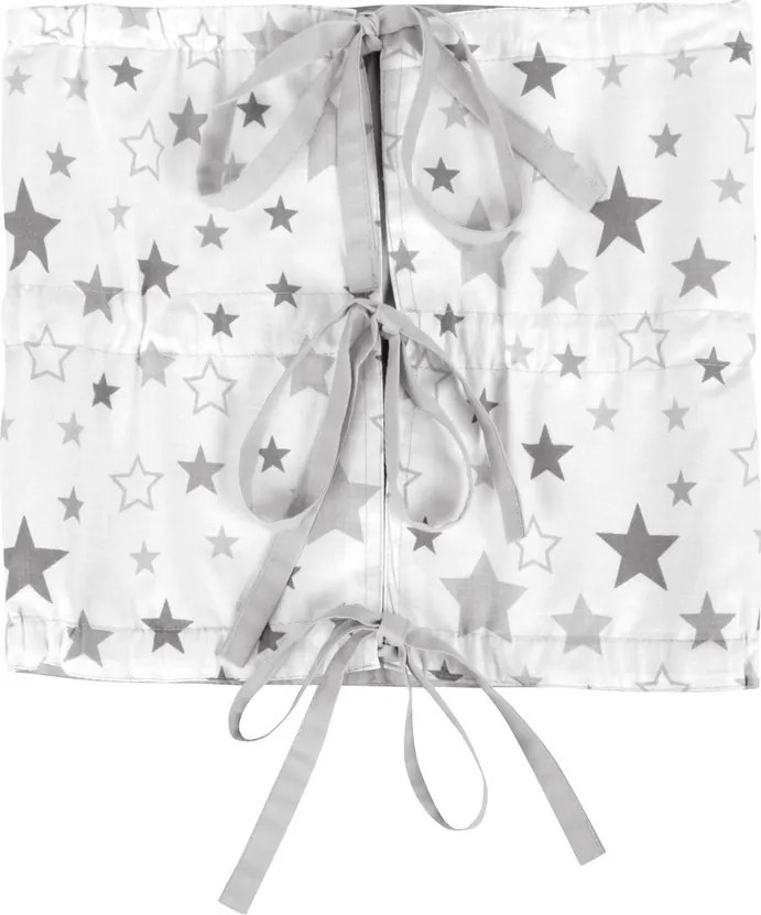 Bellatex Rożek dziecięcy Gwiazdy szary, 75 x 75 cm