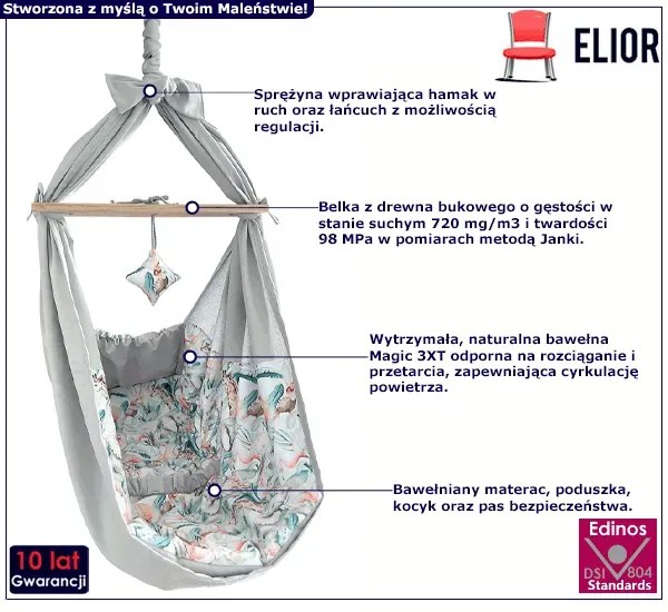 Huśtawka do pokoju dziecka S3-A48