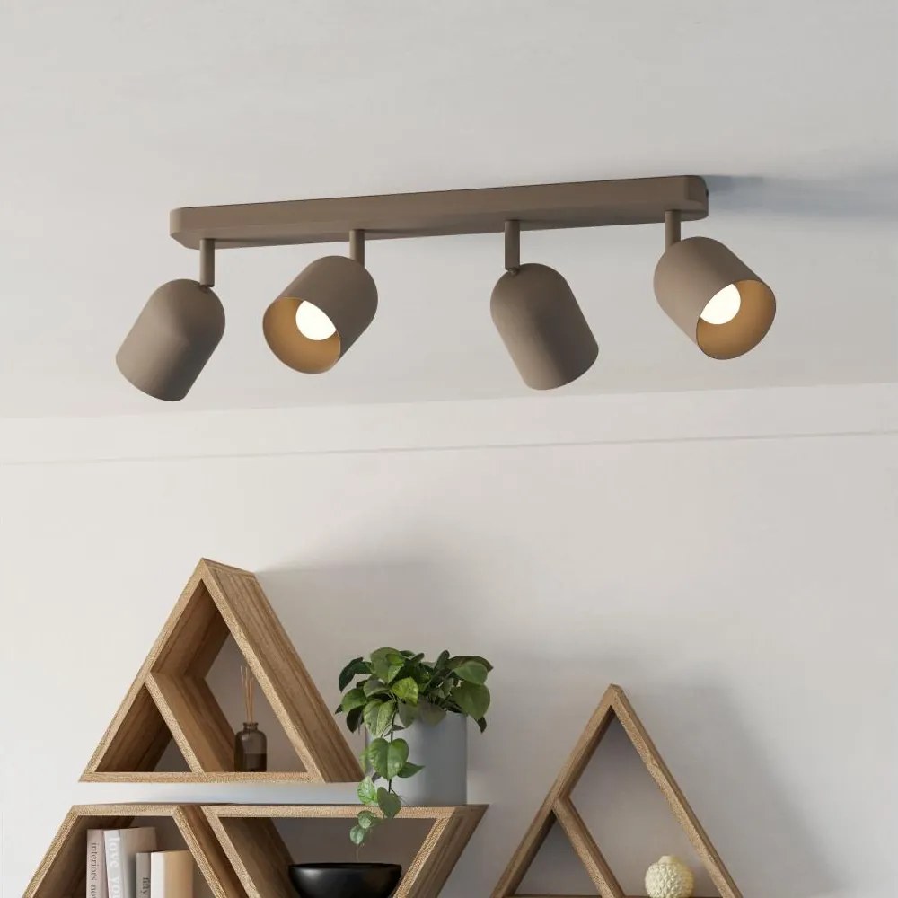 Eglo 44164 - Oprawa punktowa TILSTON 4xE14/40W/230V beżowa