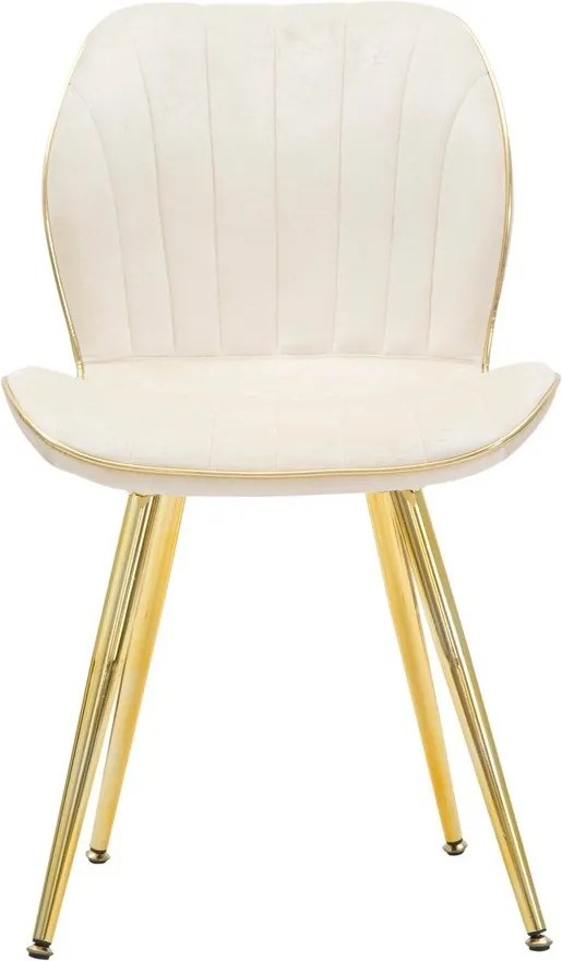 Kremowe krzesła zestaw 2 szt. Paris – Mauro Ferretti