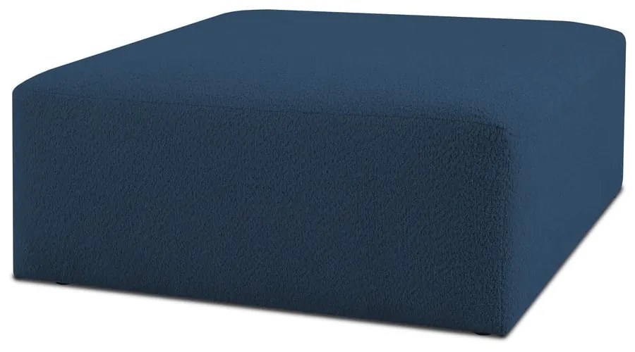 Ciemnoniebieski moduł sofy z materiału bouclé Roxy – Scandic