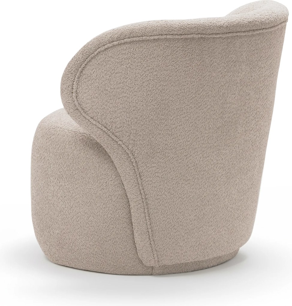 Fotel wypoczynkowy Cocoon - beżowa boucle Catch Me 02