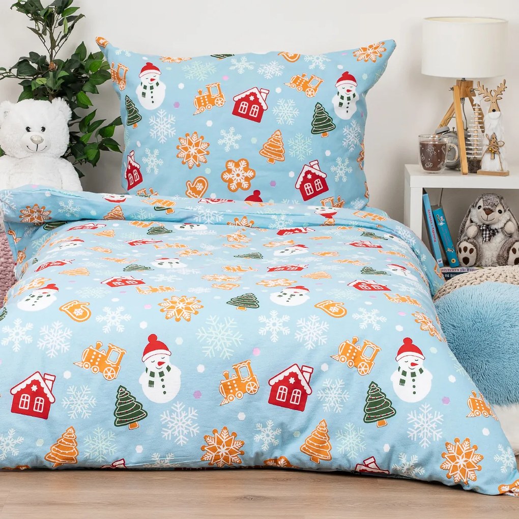 4Home Pościel flanelowa Sweet Winter, 140 x 200 cm, 70 x 90 cm, 140 x 200 cm, 70 x 90 cm