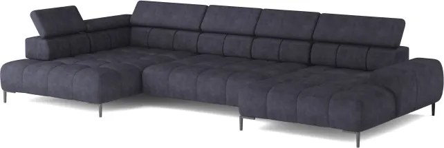 Narożnik PLAZA XL Lewostronny Elektryczna regulacja Tkanina MONOLITH 97 WERSAL