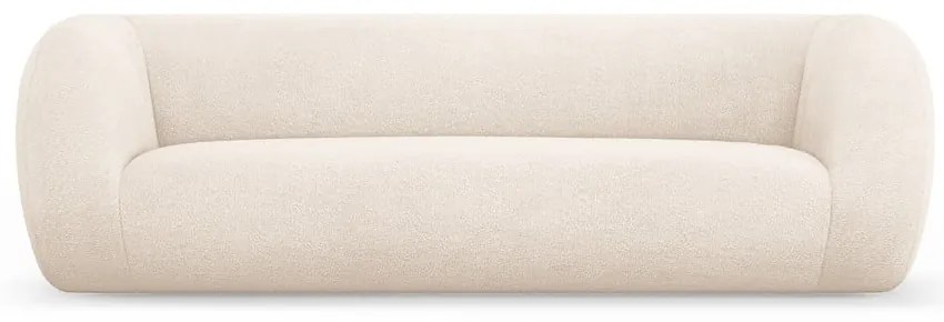 Kremowa sofa z materiału bouclé 230 cm Essen – Cosmopolitan Design